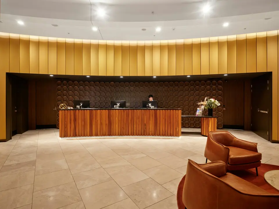 Recepção de hotel